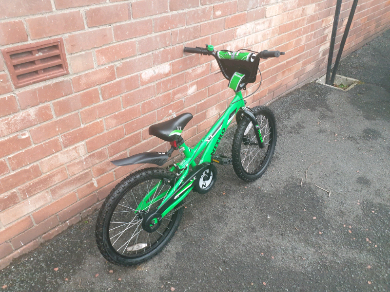 20 inch nitro green bike